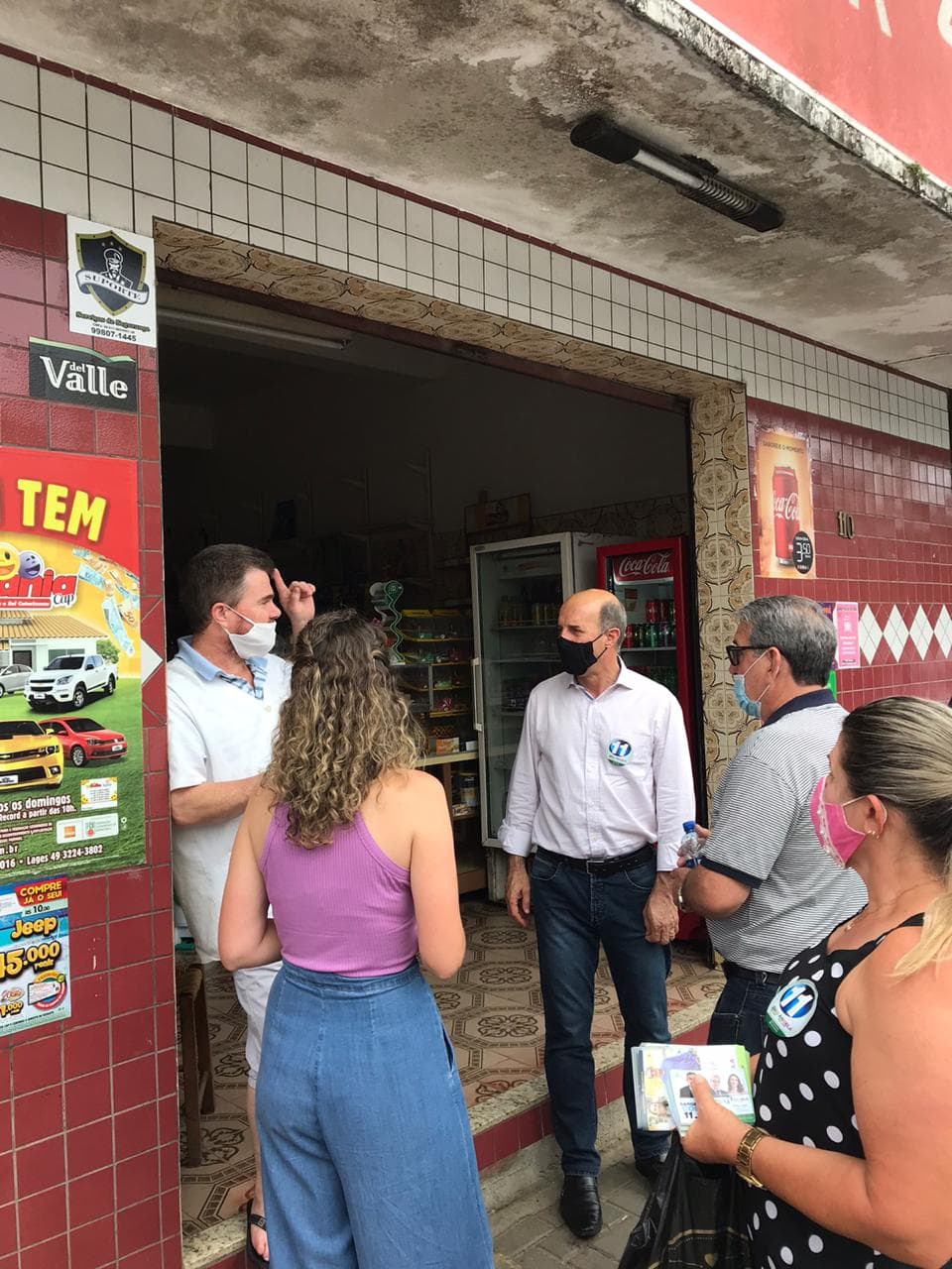Em apoio a Ênio e Ângela, deputados visitam Nova Veneza