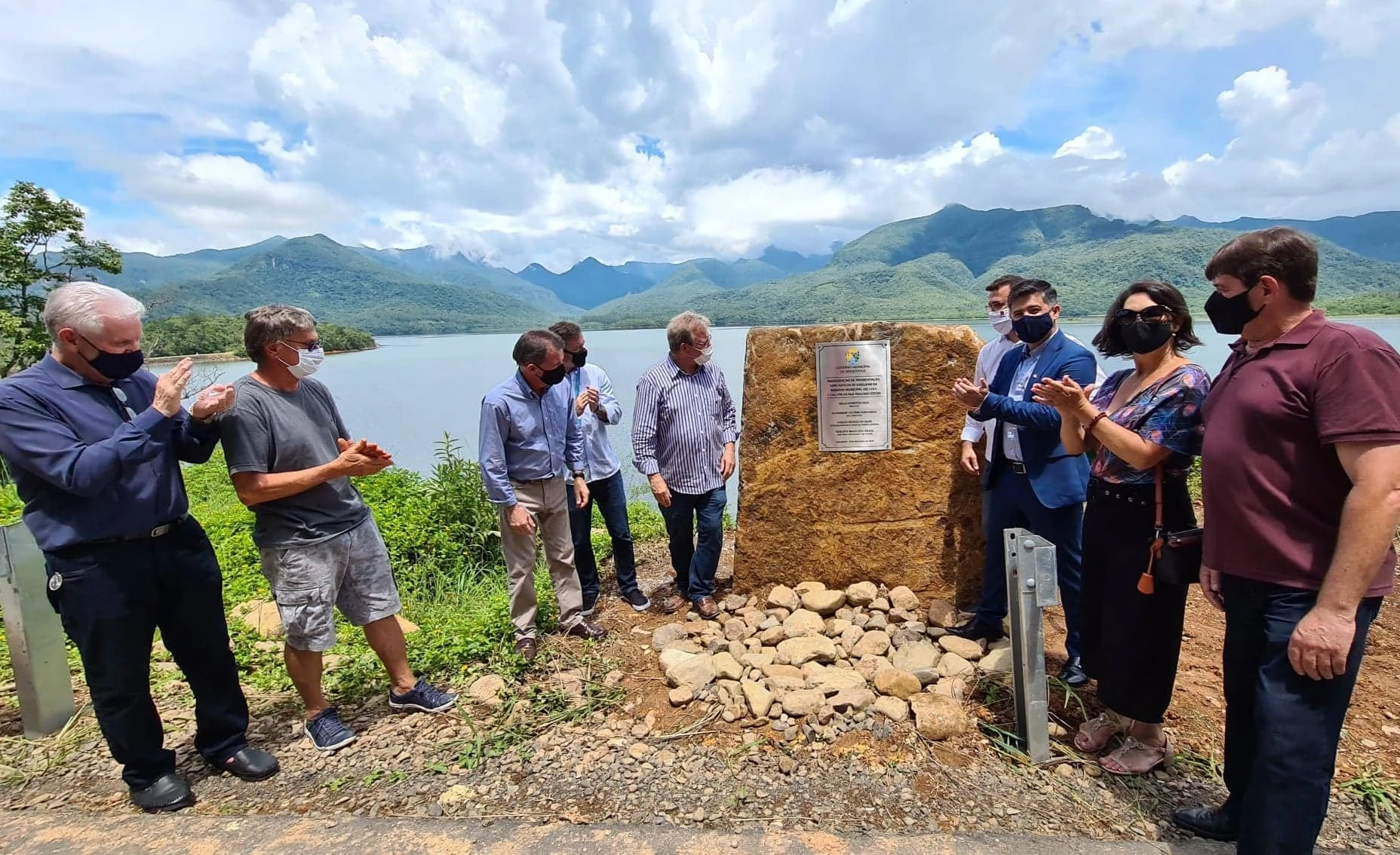 Pavimentação do acesso à Barragem do Rio São Bento é inaugurada