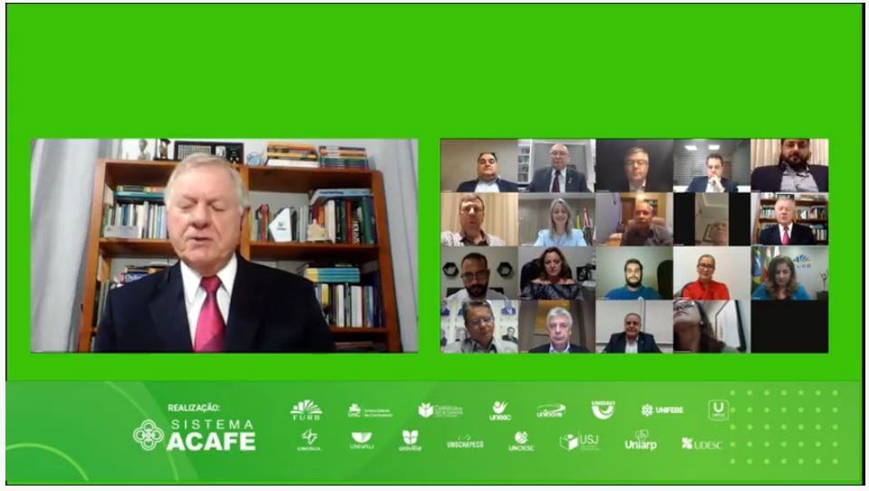 Acafe empossa nova diretoria em cerimônia virtual prestigiada