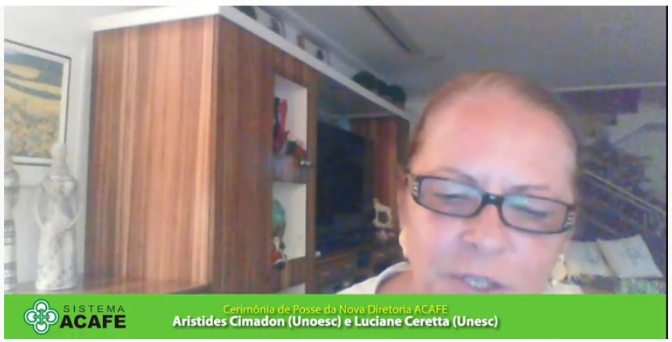Acafe empossa nova diretoria em cerimônia virtual prestigiada