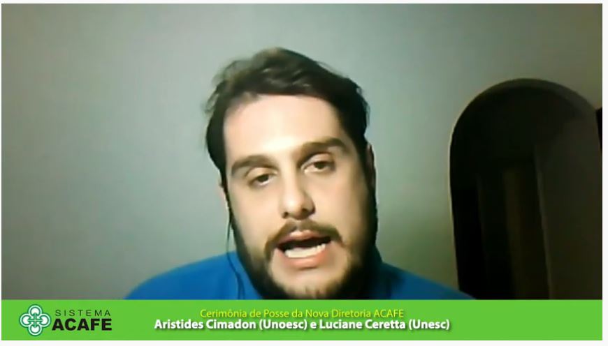 Acafe empossa nova diretoria em cerimônia virtual prestigiada