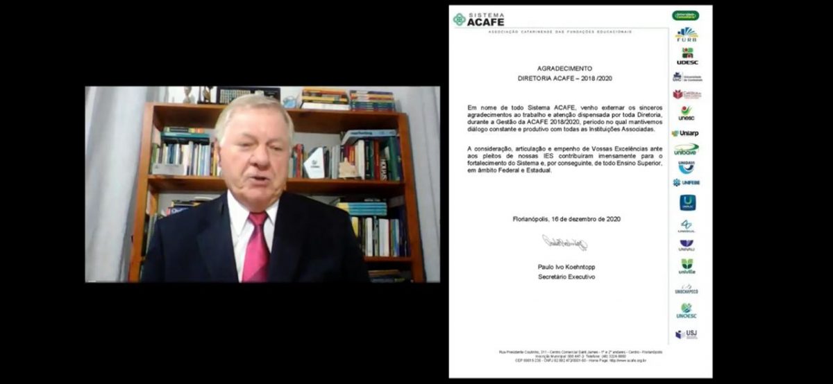 Acafe empossa nova diretoria em cerimônia virtual prestigiada