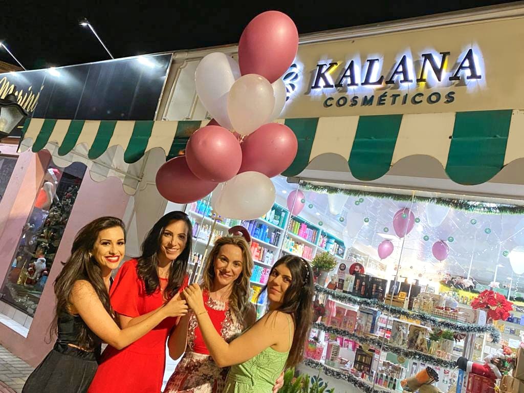 Kalana Cosméticos completa quatro anos de sucesso em Nova Veneza