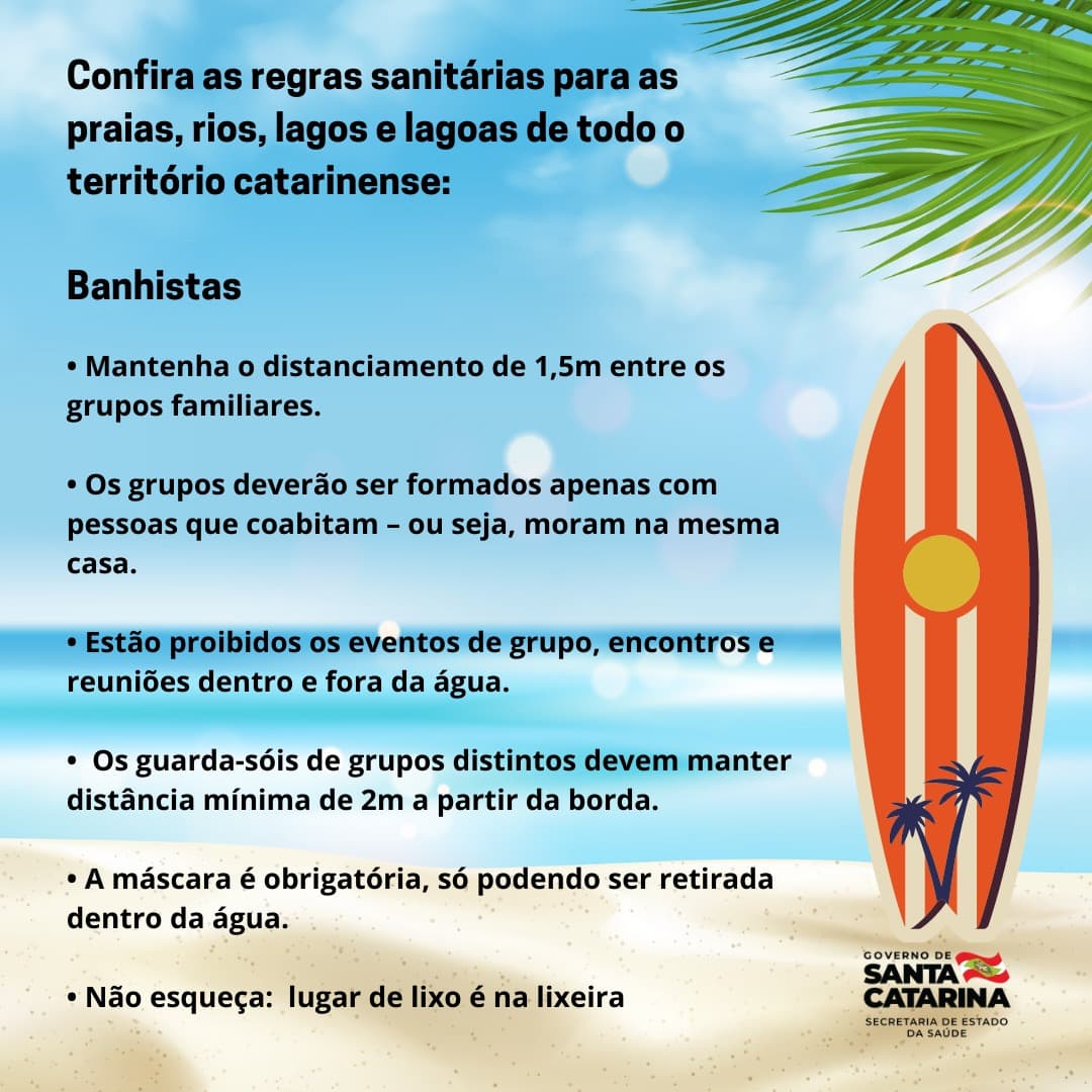 Saiba como ficará a ocupação de praias, rios e lagoas para o verão 1 Saiba como ficará a ocupação de praias, rios e lagoas para o verão