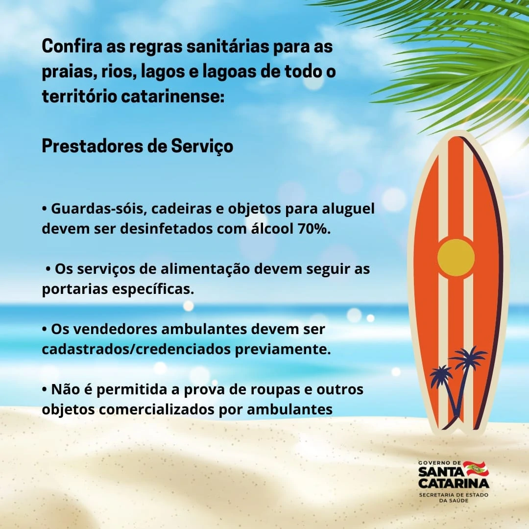 Saiba como ficará a ocupação de praias, rios e lagoas para o verão