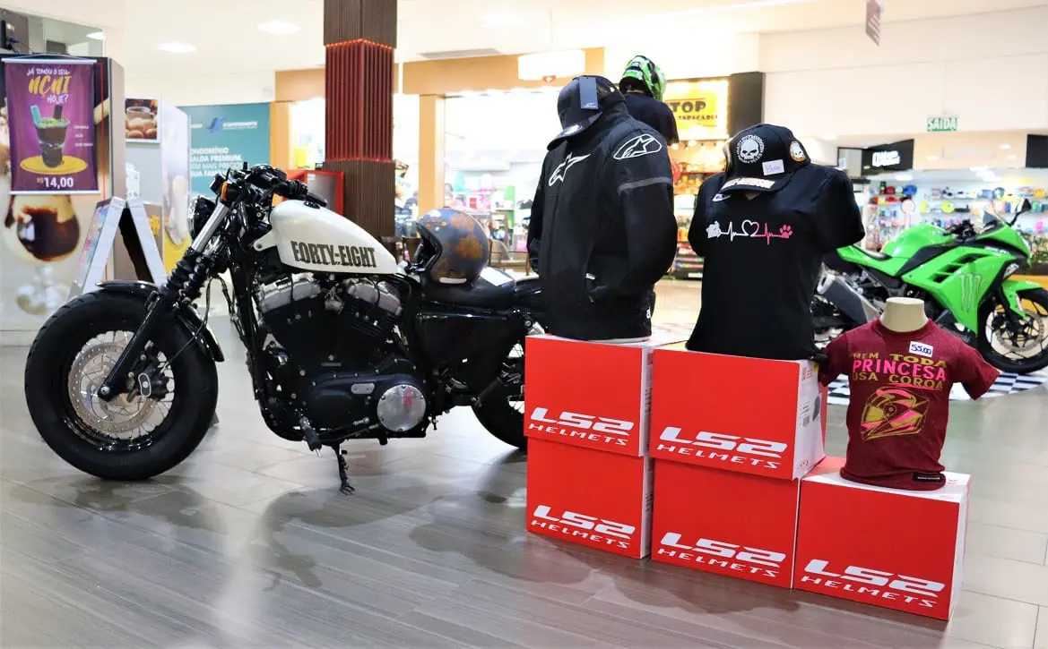 Criciúma Shopping abre o ano com exposição de motos e equipamentos para motociclistas