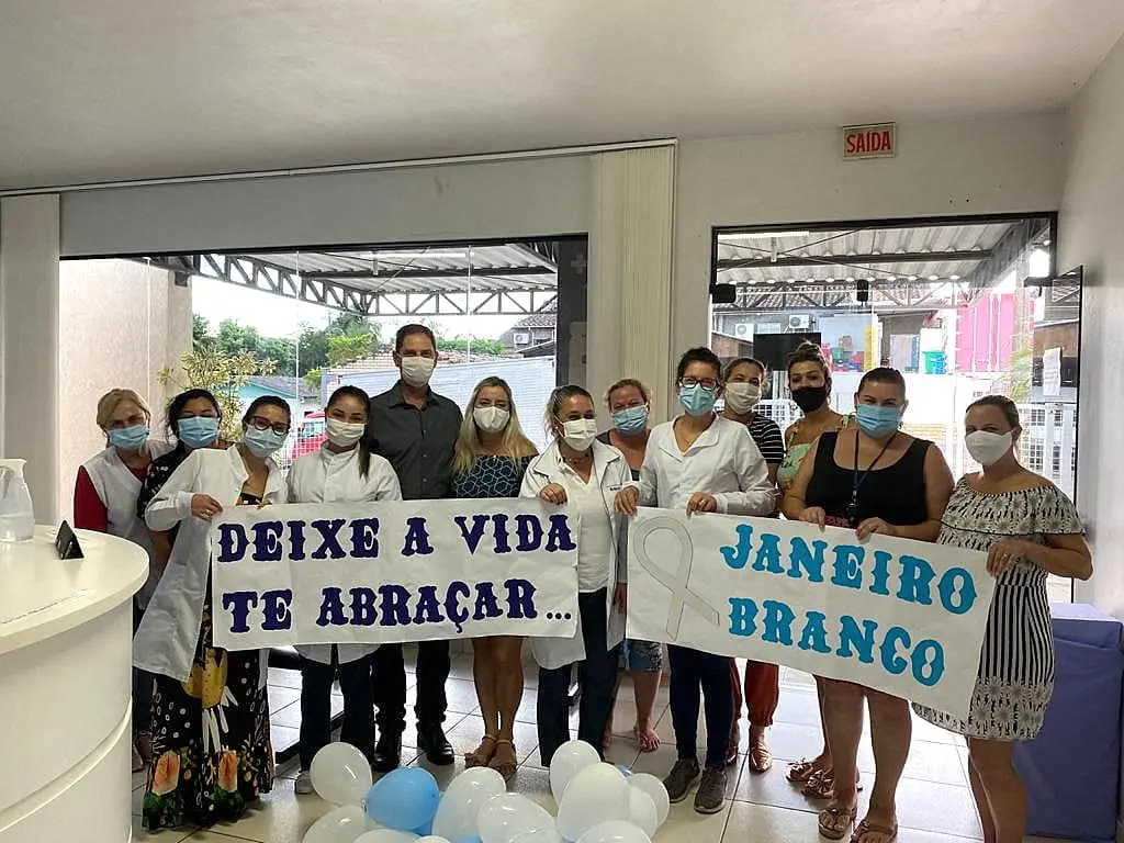 Saúde mental: Secretaria de Saúde de Nova Veneza promove campanha Janeiro Branco