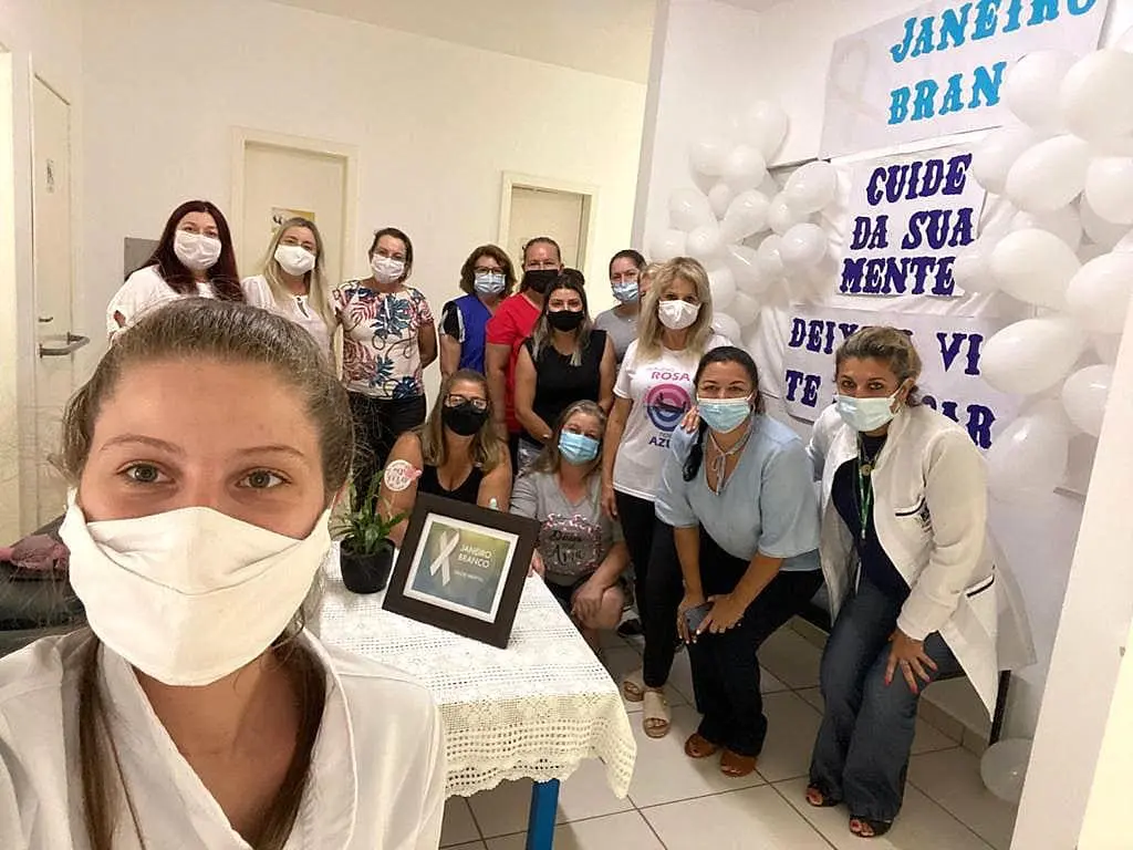 Saúde mental: Secretaria de Saúde de Nova Veneza promove campanha Janeiro Branco