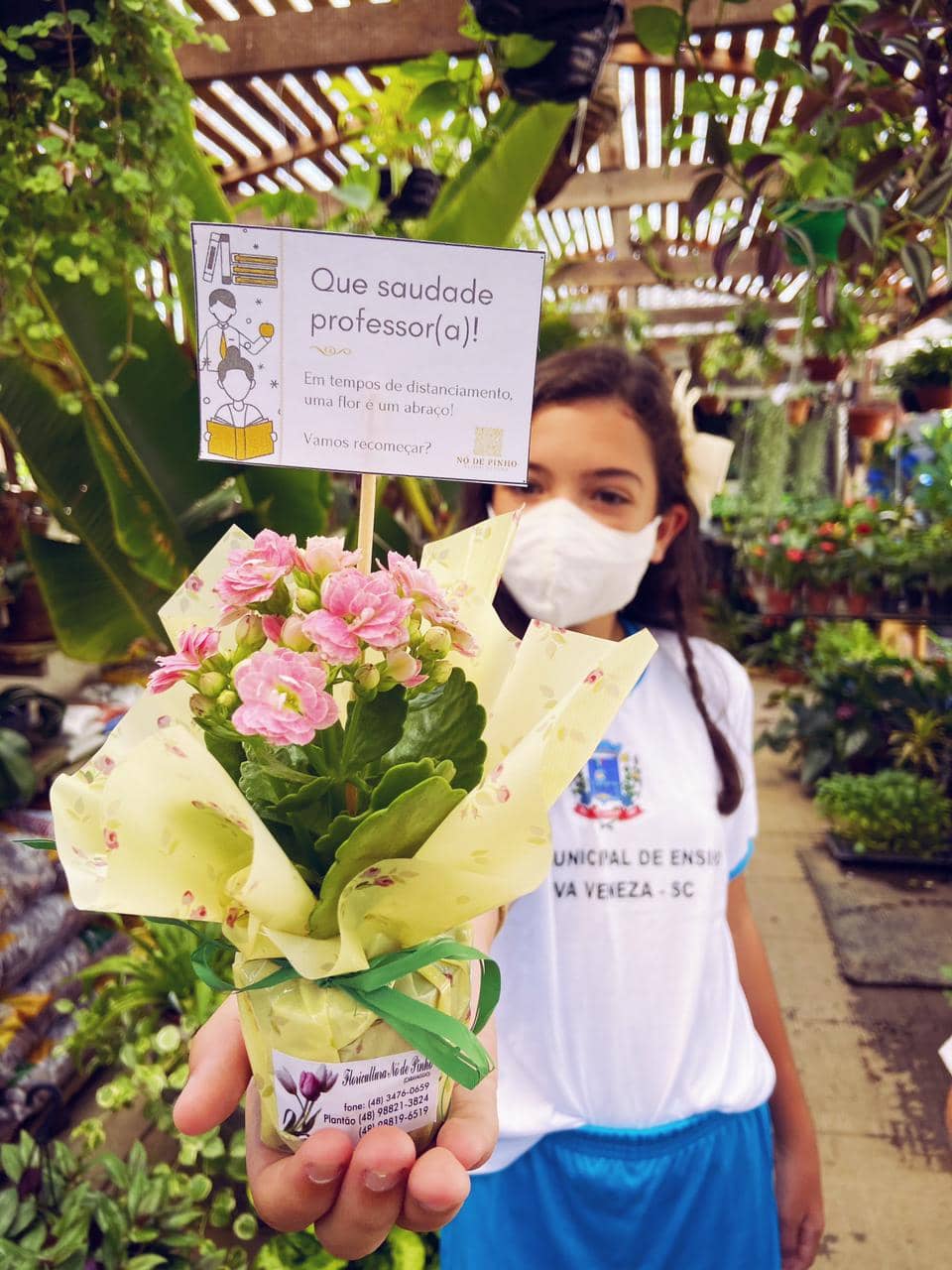 “Que saudade, professor!”: Nó de Pinho cria ação especial para a volta às aulas