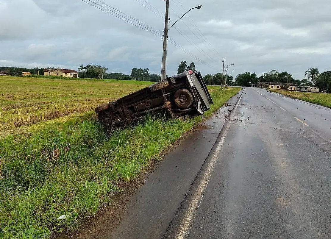 Grave acidente de trânsito é registrado no São Bento Baixo