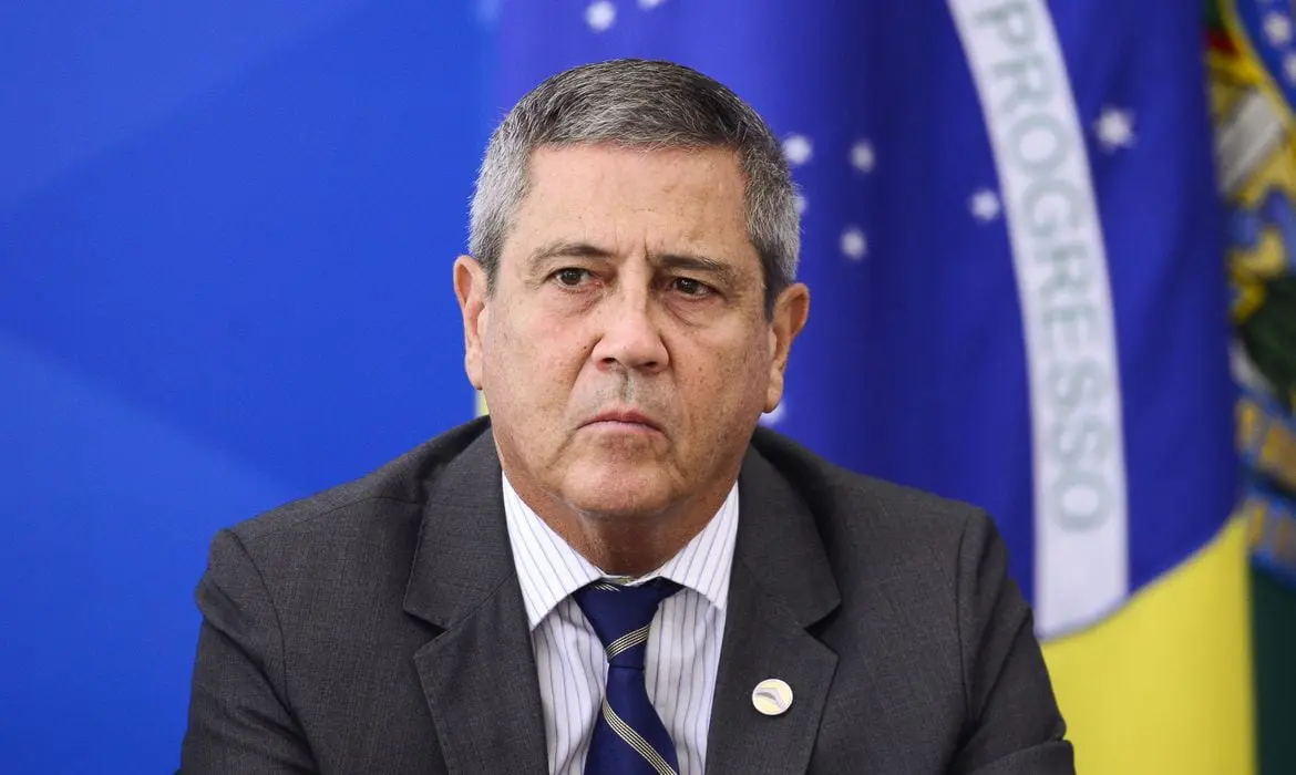 O ministro da Defesa, Braga Netto.