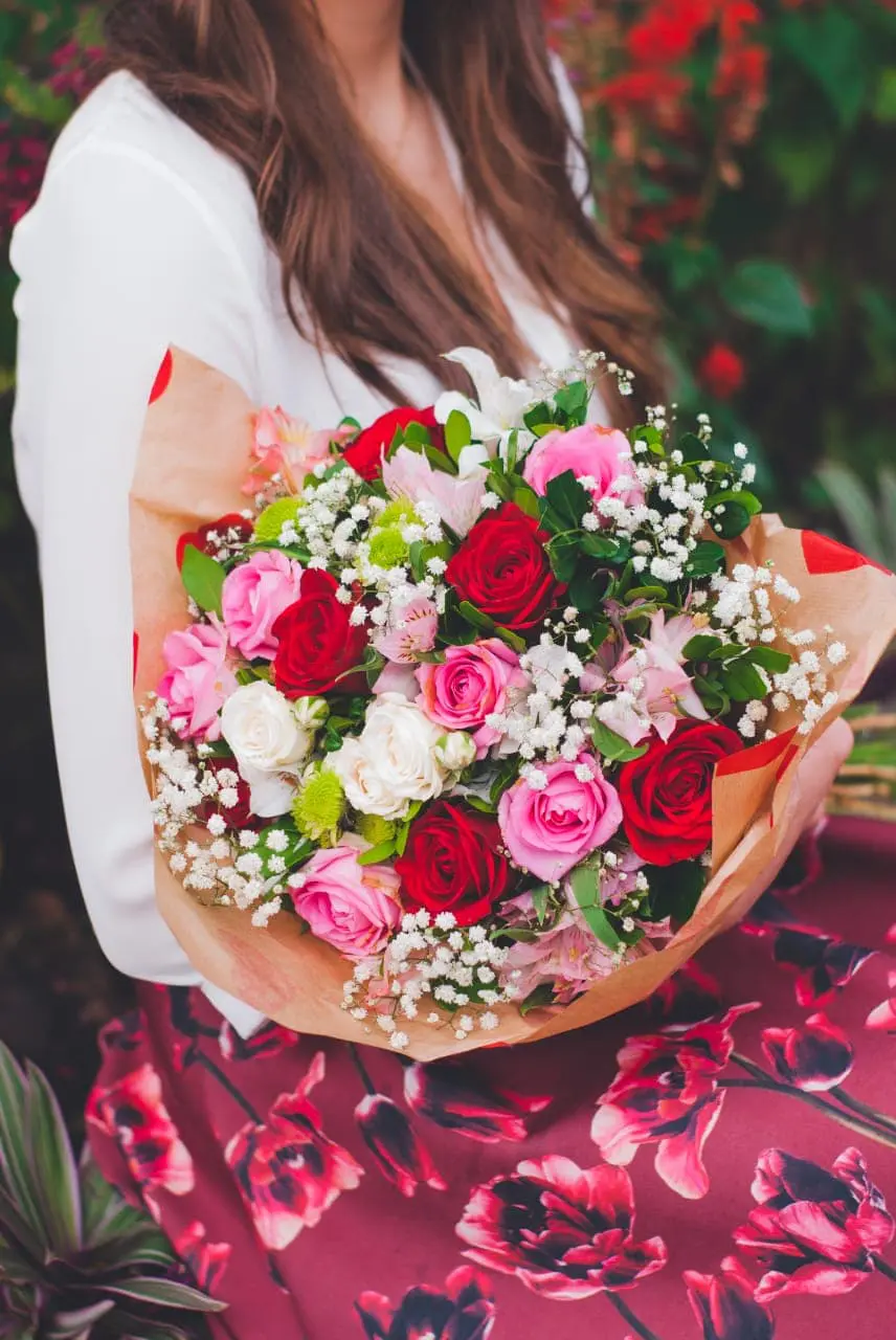 Na Nó de Pinho, muitas flores para presentear no Dia da Mulher