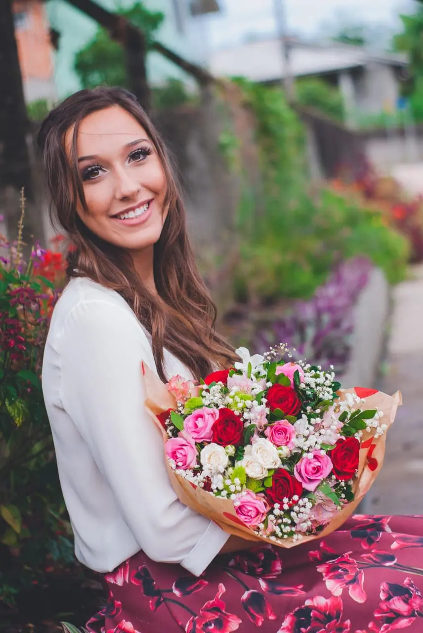 Na Nó de Pinho, muitas flores para presentear no Dia da Mulher