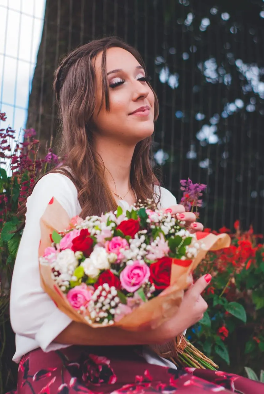 Na Nó de Pinho, muitas flores para presentear no Dia da Mulher