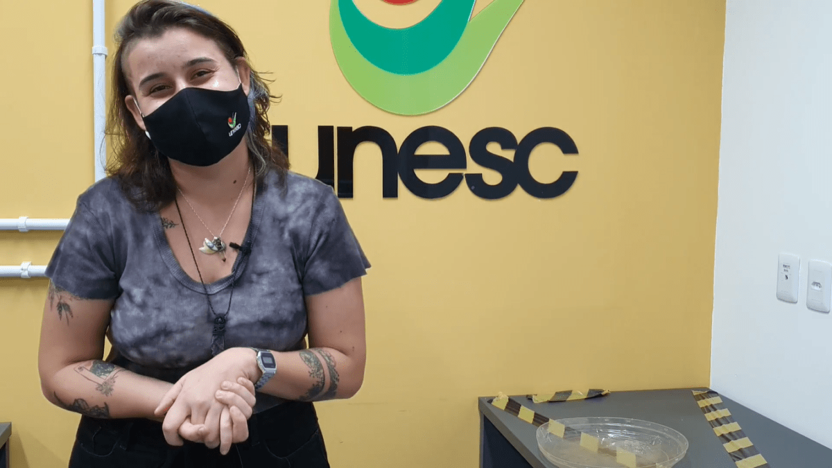 Unesc Virtual: Joana é uma estudante dos novos tempos