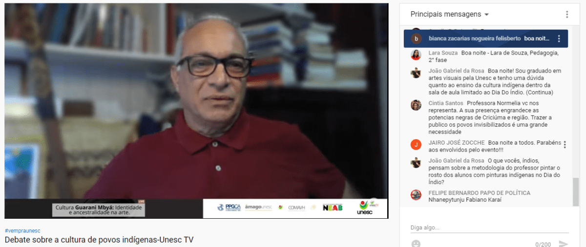 Debate e aprendizado em torno das tradições indígenas é realizado pela Unesc