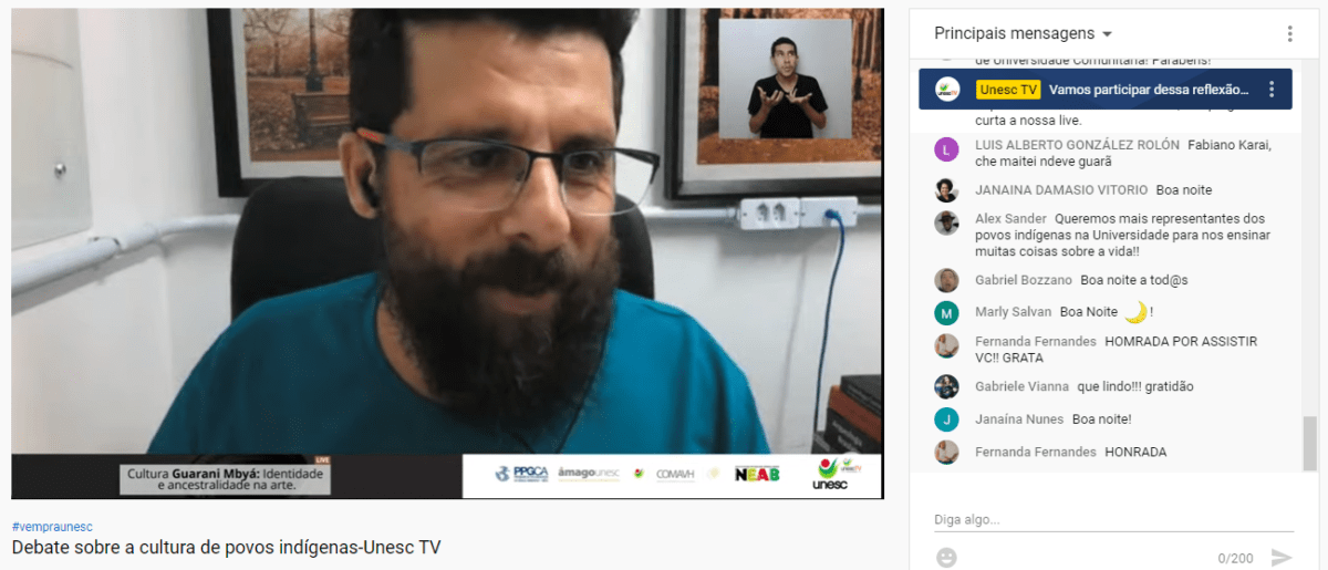 Debate e aprendizado em torno das tradições indígenas é realizado pela Unesc