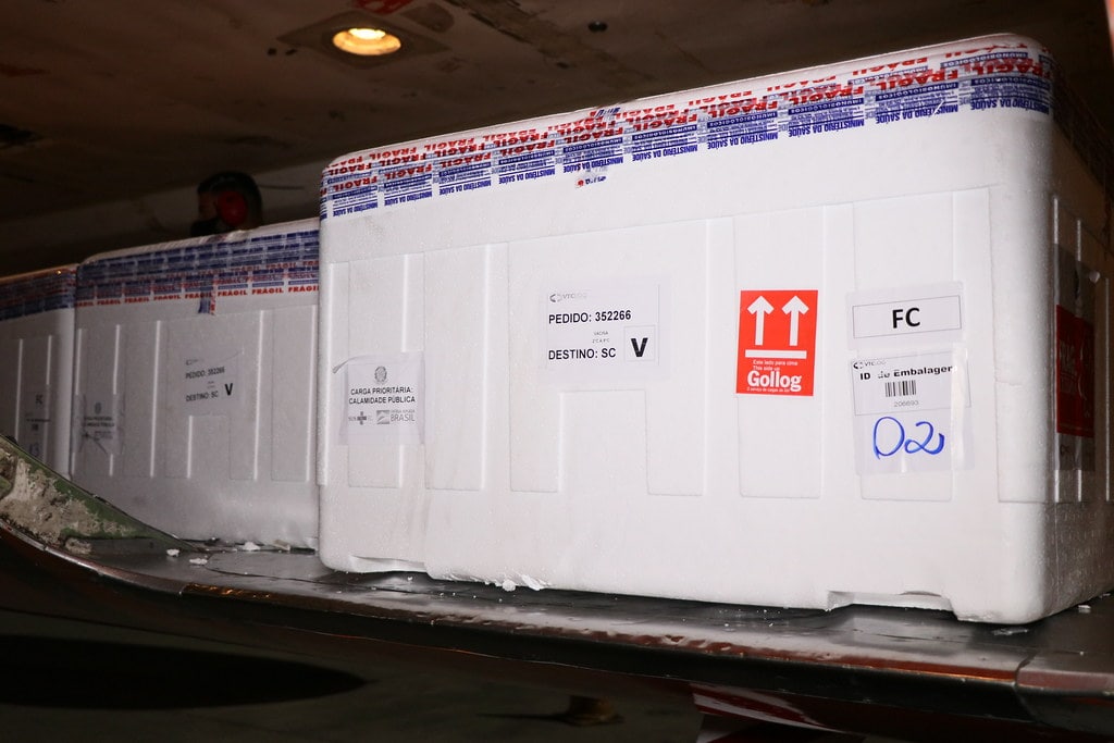 Vacinação em SC: Doses da vacina Pfizer recebidas nesta terça-feira irão para 11 municípios 1 Vacinação em SC: Doses da vacina Pfizer recebidas nesta terça-feira irão para 11 municípios