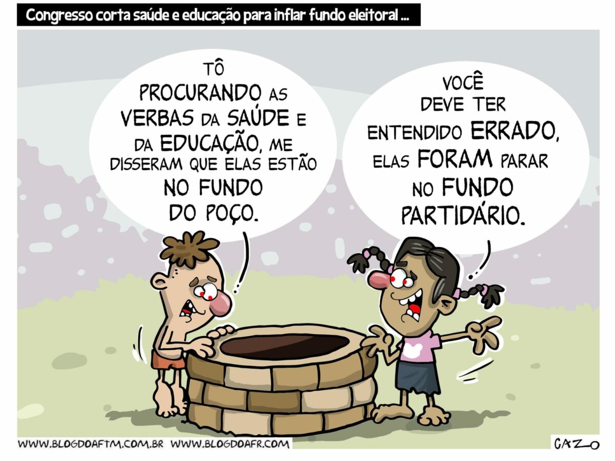 Bolsonaro reafirma que vetará fundo eleitoral de 2022 1 Charge fundo eleitoral