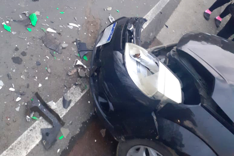 Grave acidente entre moto e carro é registrado no interior de Nova Veneza