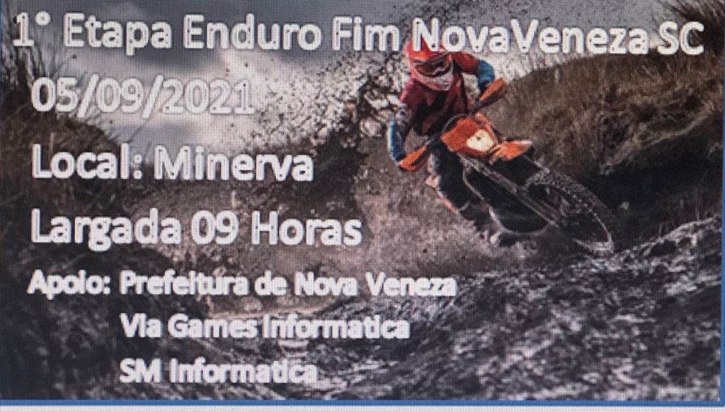 Campeonato Municipal de Enduro FIM acontecerá ainda em 2021