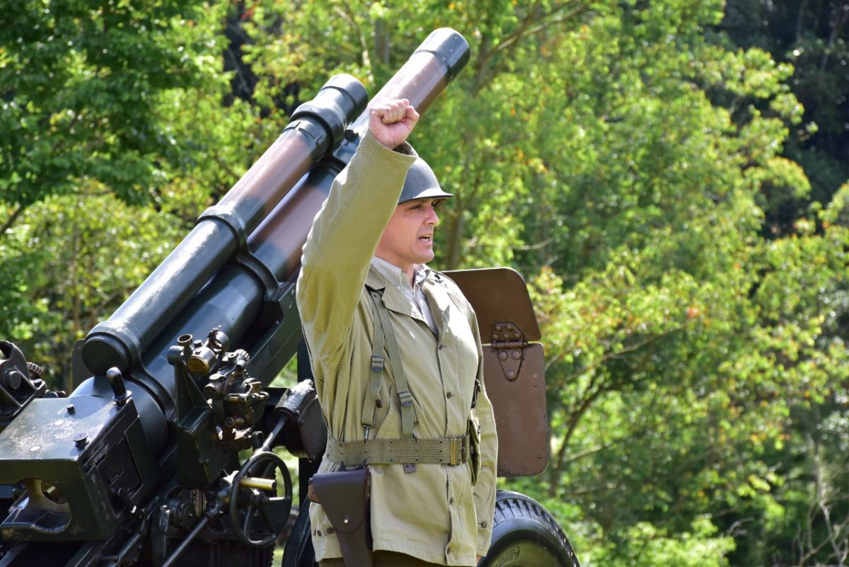 Nova Veneza recebe encenação histórica da participação da FEB na Segunda Guerra Mundial