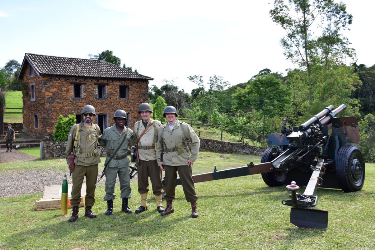 Nova Veneza recebe encenação histórica da participação da FEB na Segunda Guerra Mundial