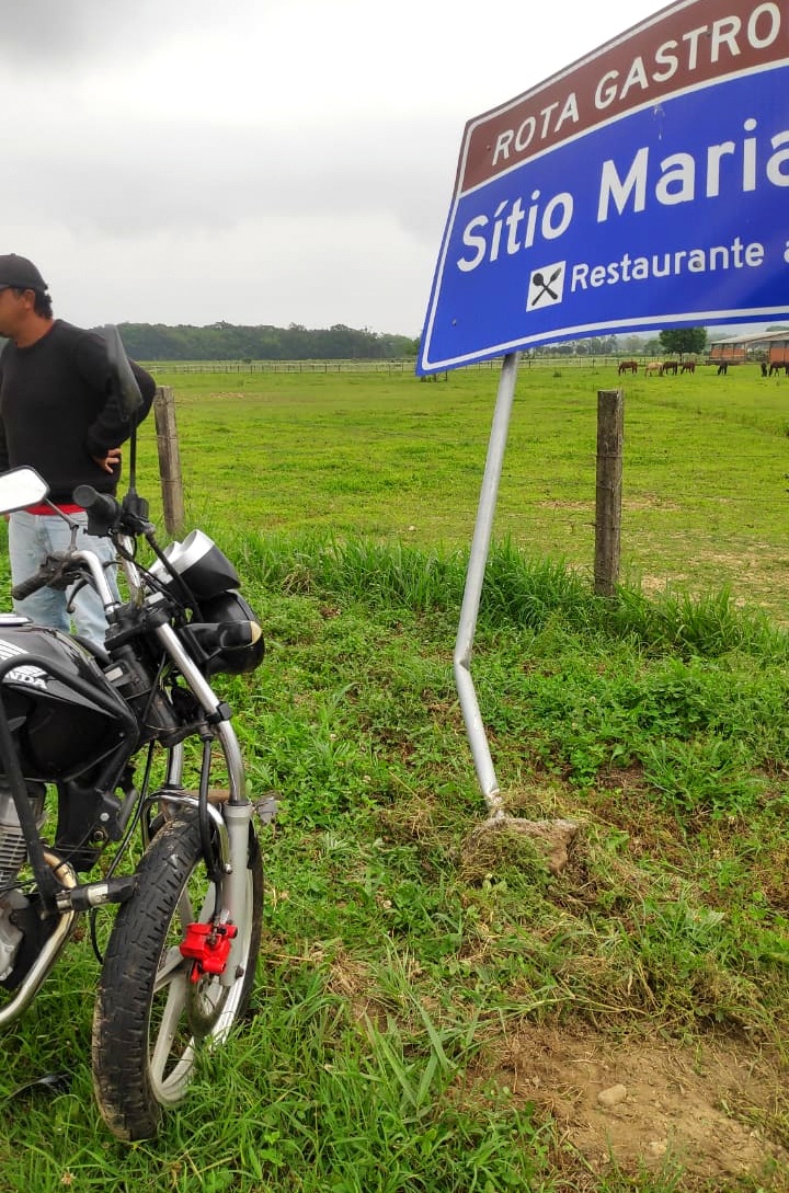 Após acidente, motociclista é encaminhada ao hospital São Marcos 1 Acidente de trânsito em Nova Veneza