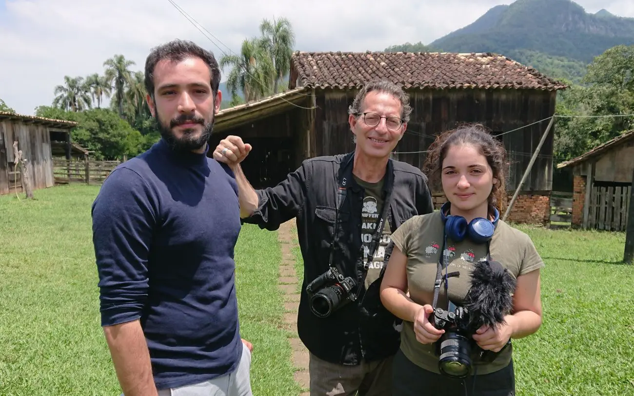 Jornalistas italianos do documentário ‘Italianos das Américas’ visitam Nova Veneza