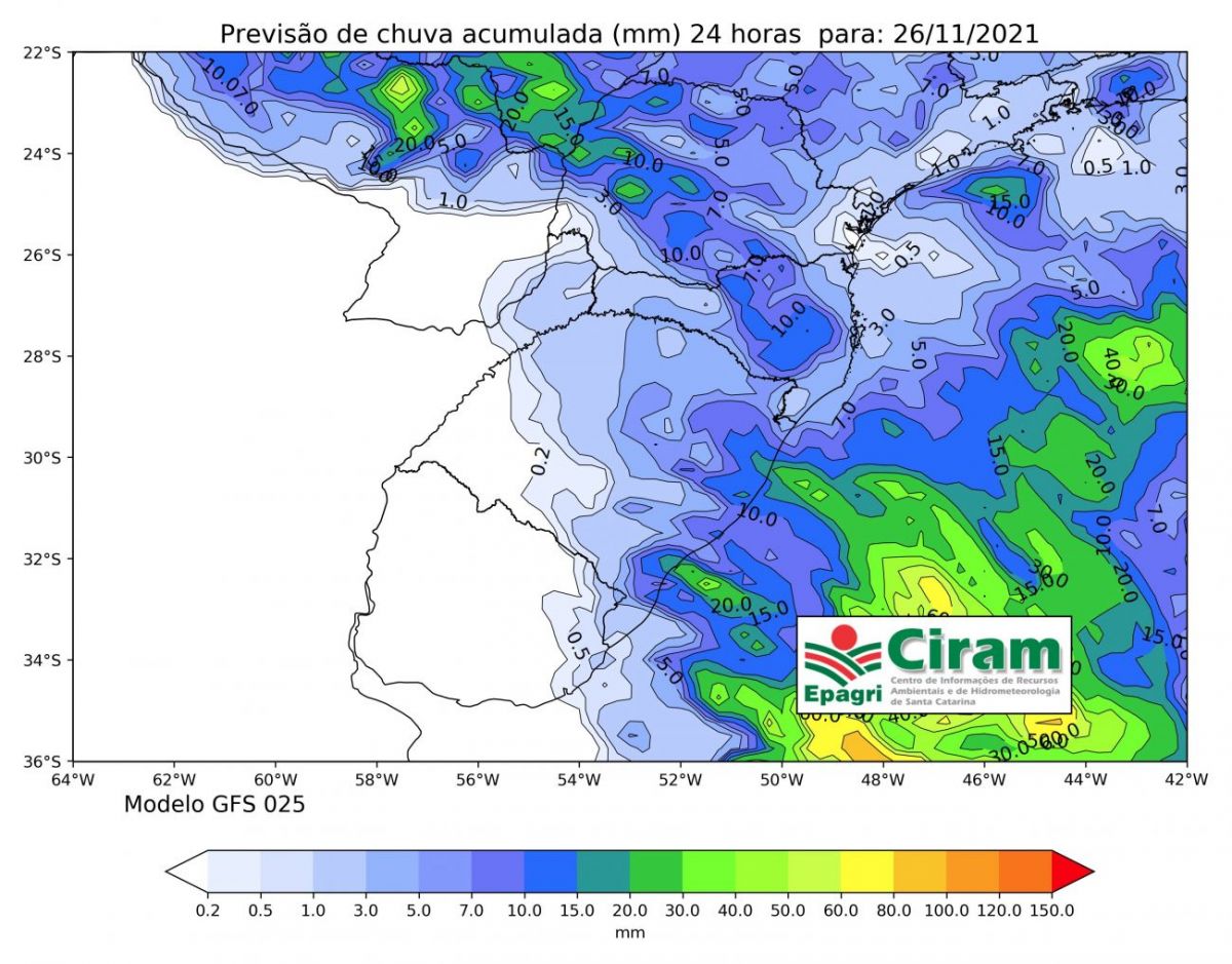 Frente fria e ciclone mudam o tempo em SC nos próximos dias 2 Frente fria e ciclone mudam o tempo em SC nos próximos dias