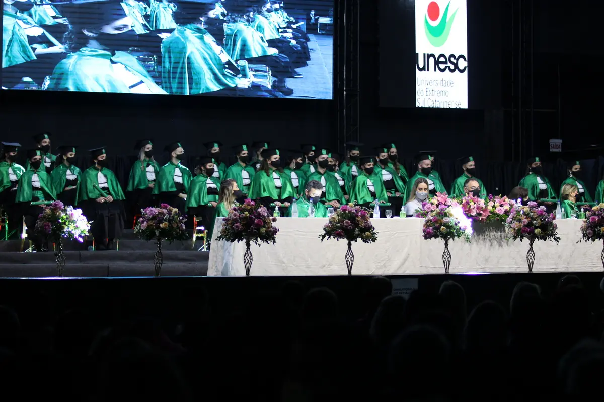 Unesc retoma cerimônias presenciais de formatura