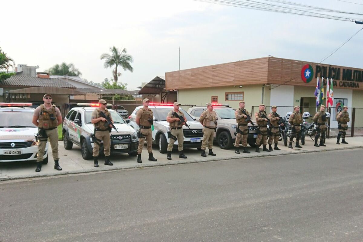 Polícia Militar em Nova Veneza