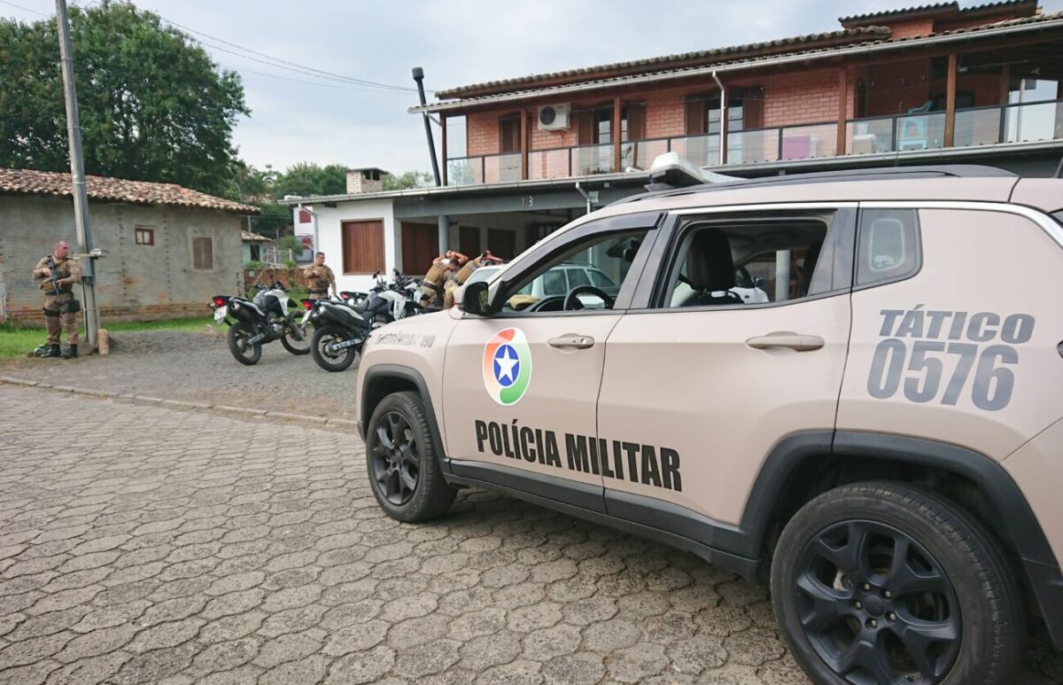 Polícia Militar em Nova Veneza