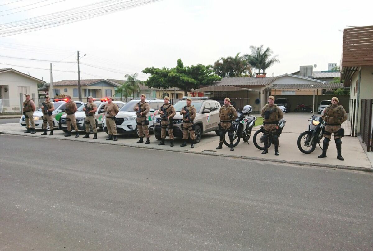 Polícia Militar em Nova Veneza