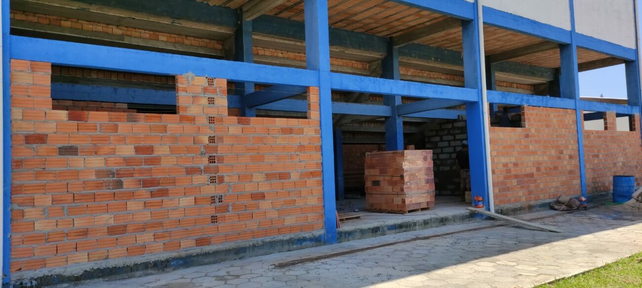Obras seguem sendo realizadas no Estádio da Montanha 1 Obras seguem sendo realizadas no Estádio da Montanha
