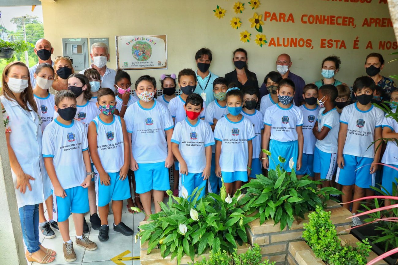 Programa Sanitarista Júnior é iniciado em Nova Veneza