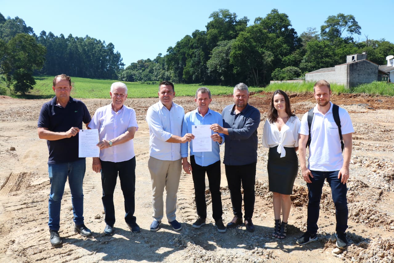 Local da construção da creche no Caravaggio