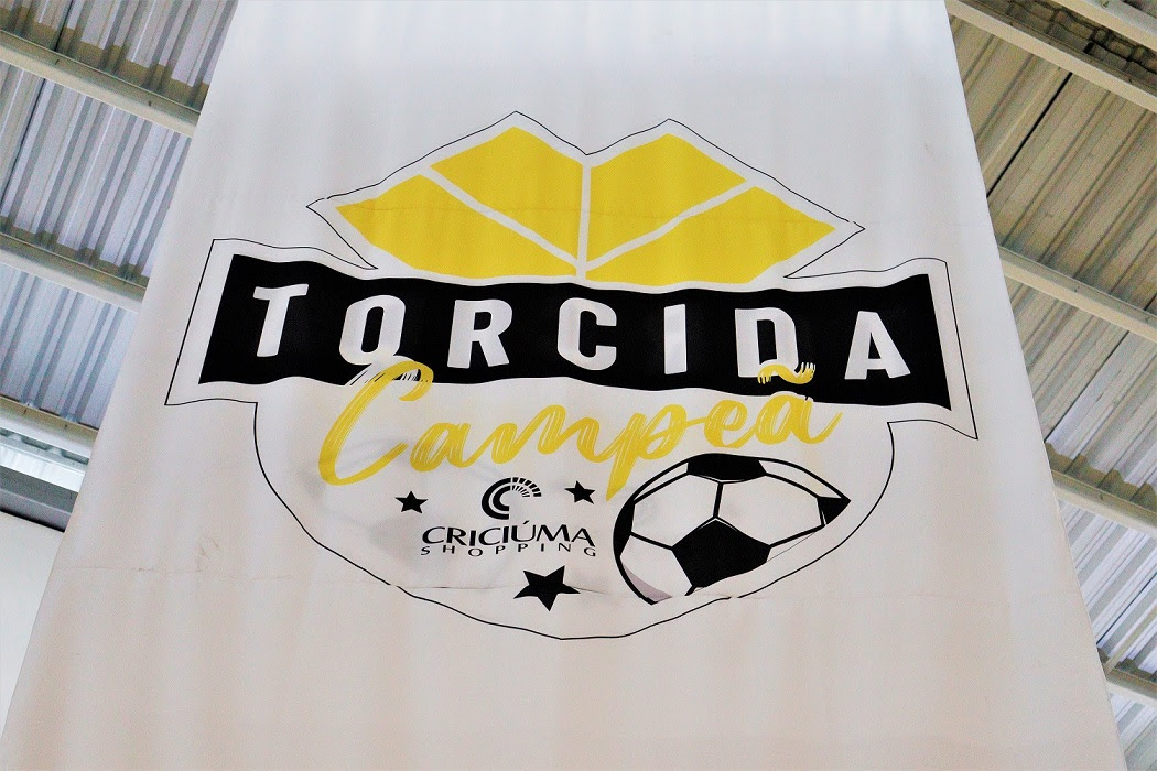 Torcida Campeã: Criciúma Shopping transmite jogo do Tigre nesta quarta-feira