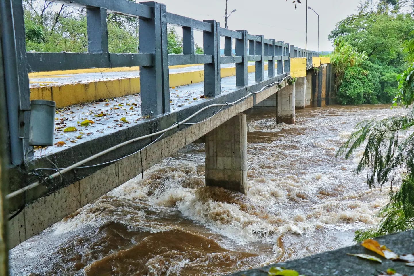 Defesa Civil de Nova Veneza monitora situação dos rios do município 1 Defesa Civil de Nova Veneza monitora situação dos rios do município