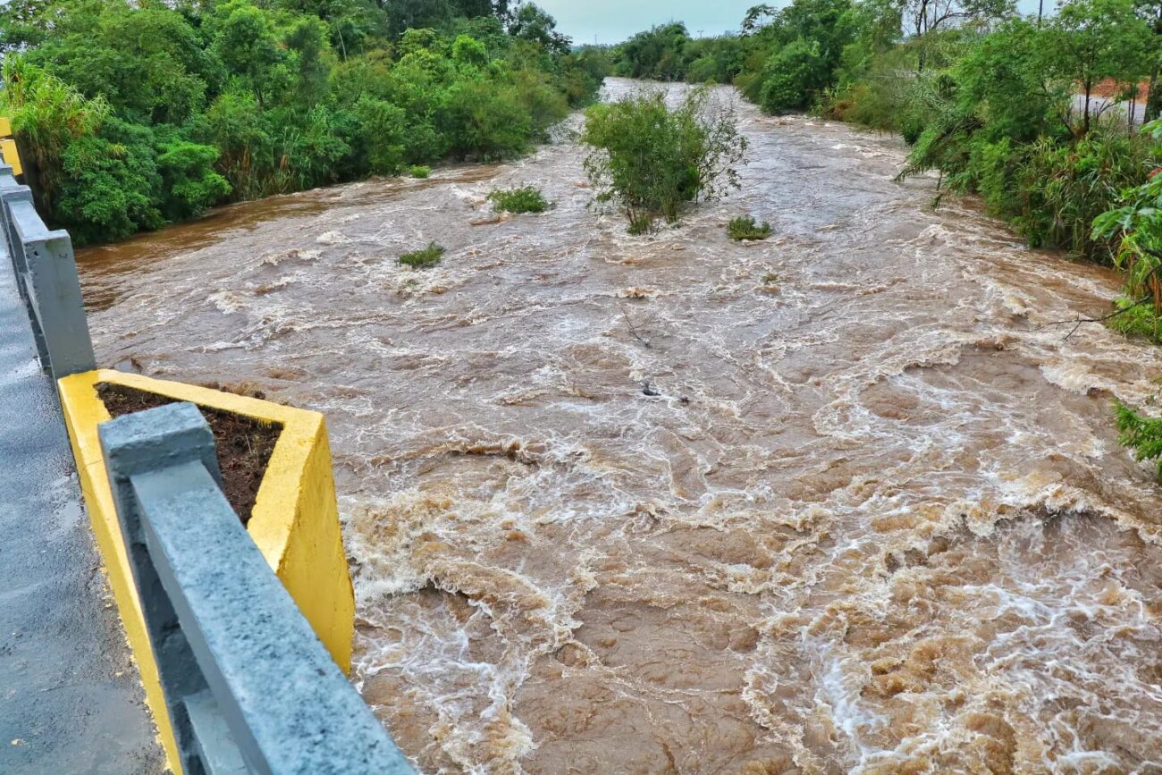 Defesa Civil de Nova Veneza monitora situação dos rios do município 4 Defesa Civil de Nova Veneza monitora situação dos rios do município