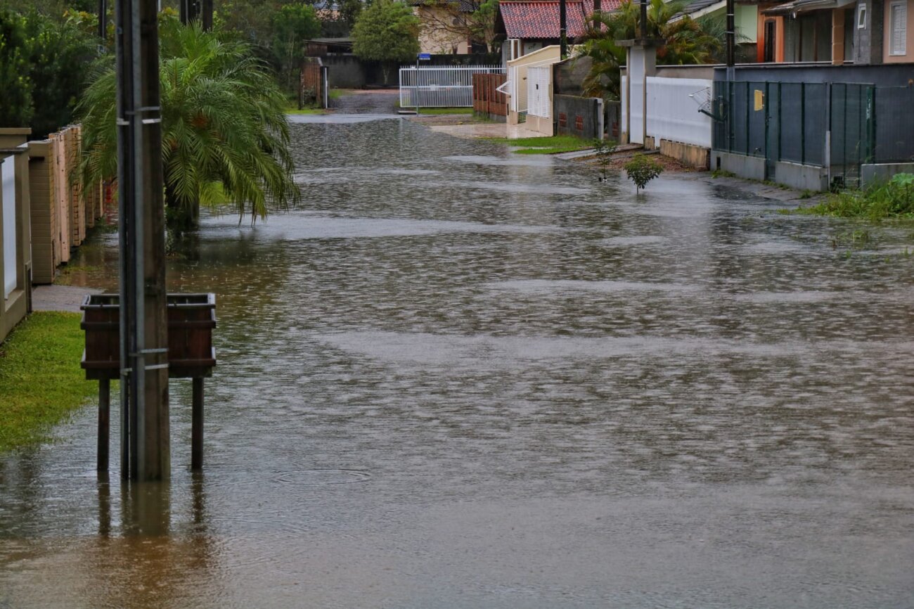 Defesa Civil de Nova Veneza monitora situação dos rios do município 2 Defesa Civil de Nova Veneza monitora situação dos rios do município