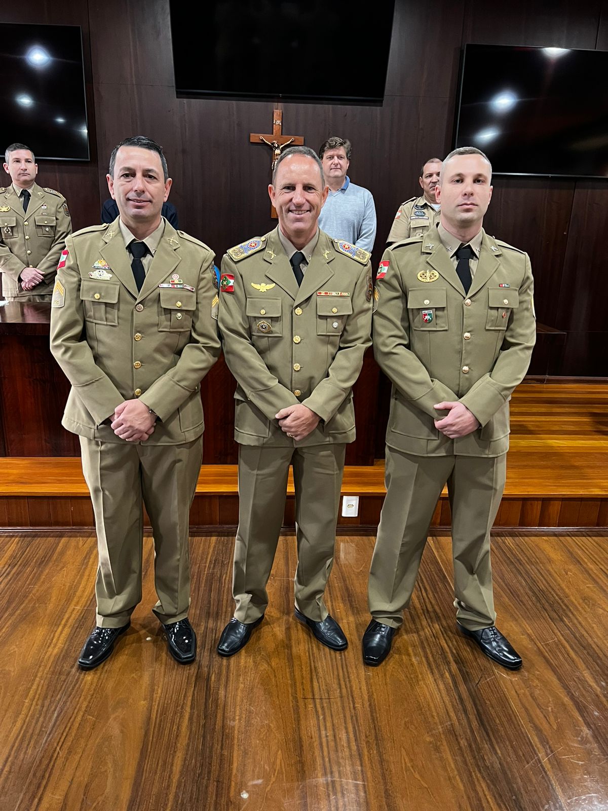 Nova Veneza tem troca de comando na Polícia Militar 4 Nova Veneza tem troca de comando na Polícia Militar
