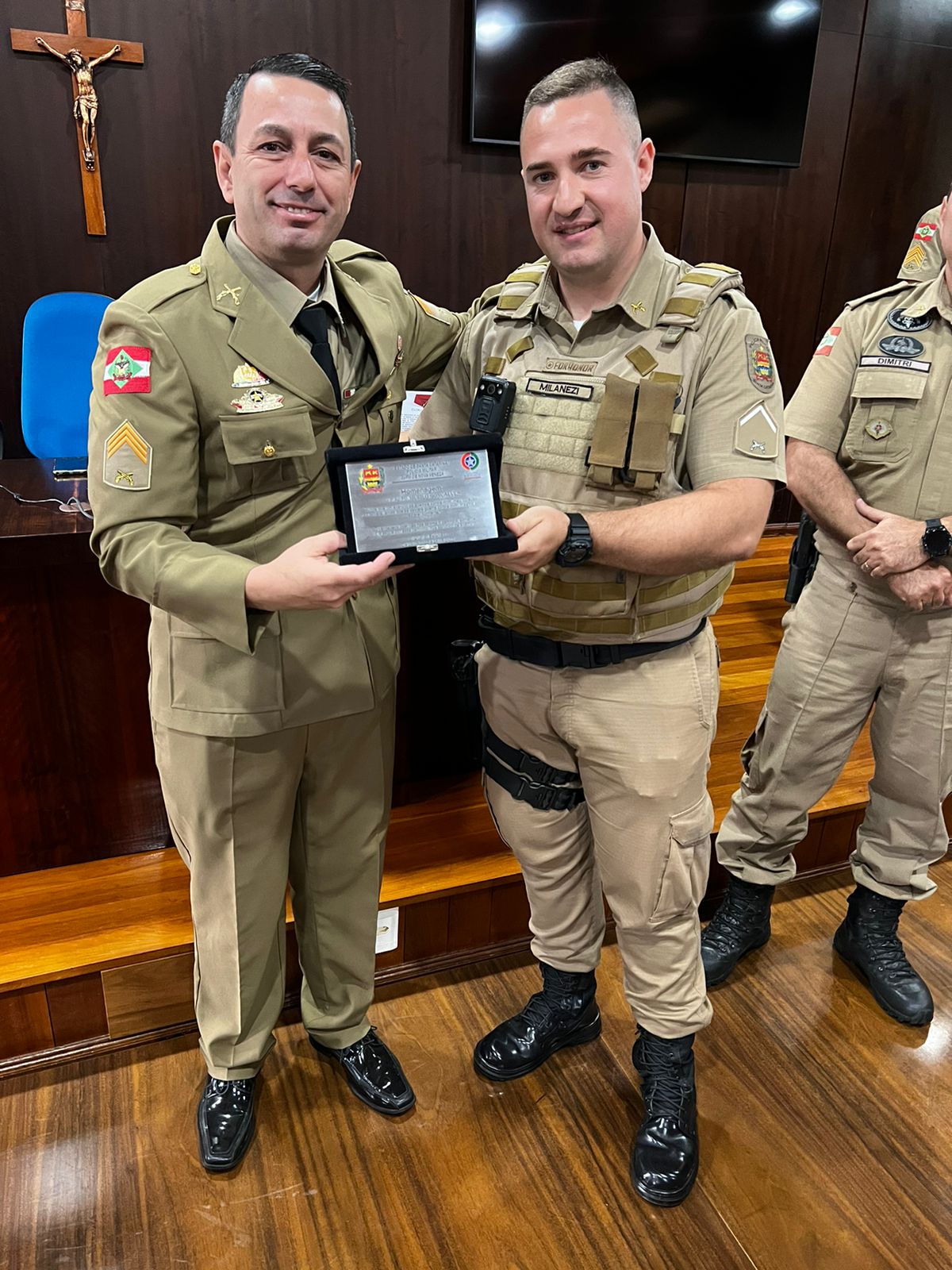 Nova Veneza tem troca de comando na Polícia Militar 7 Nova Veneza tem troca de comando na Polícia Militar