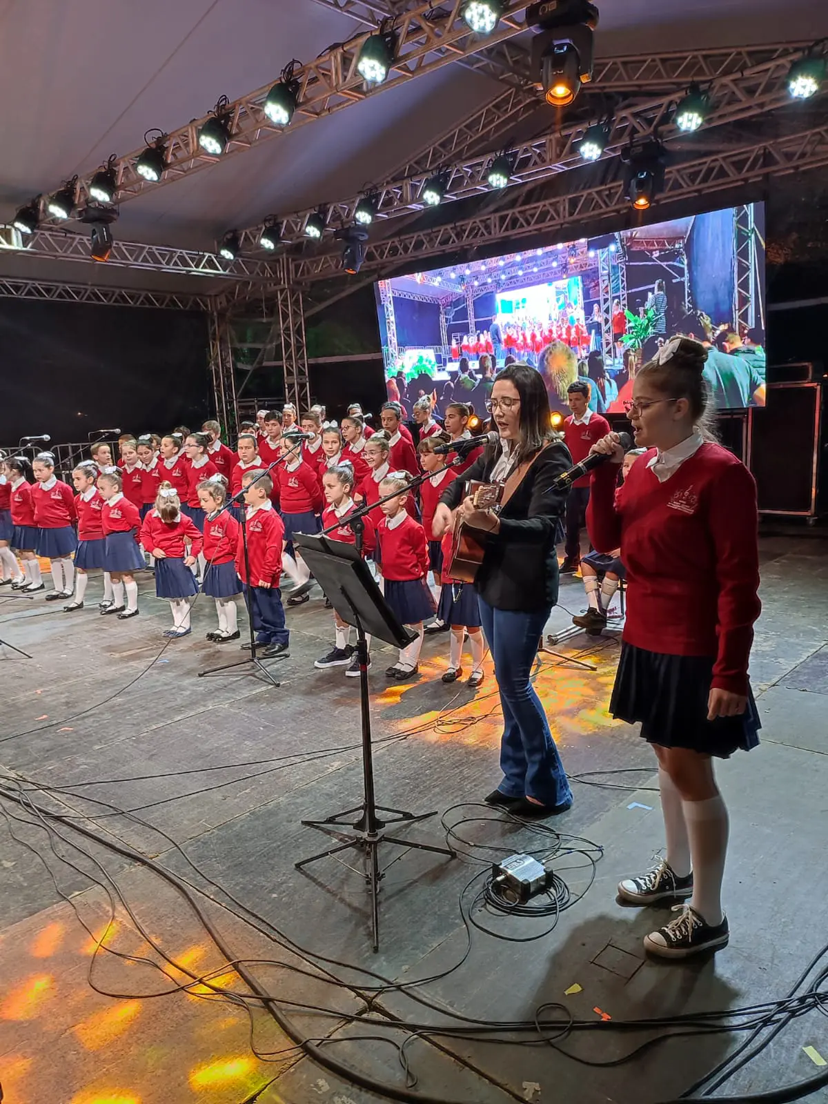 Pequenos Peregrinos encantam público da 71ª Festa de Nossa Senhora de Caravaggio