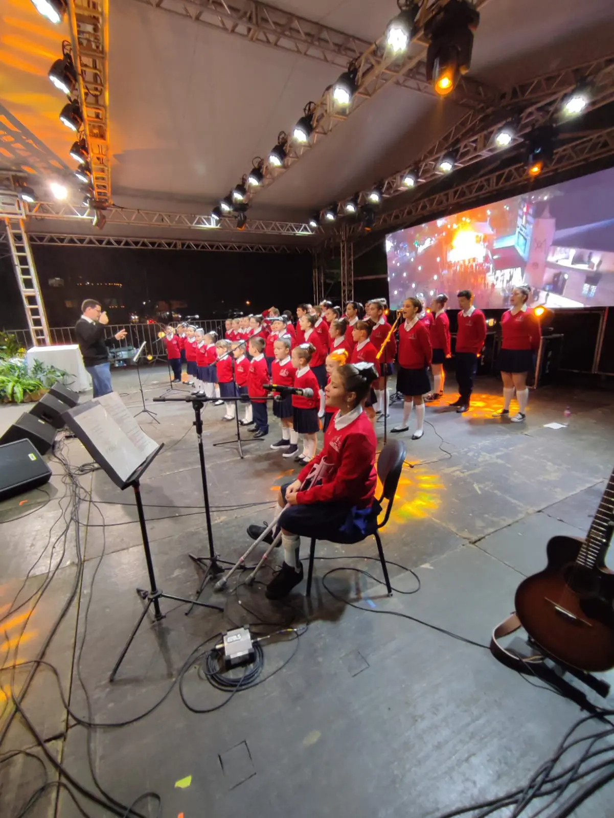 Pequenos Peregrinos encantam público da 71ª Festa de Nossa Senhora de Caravaggio