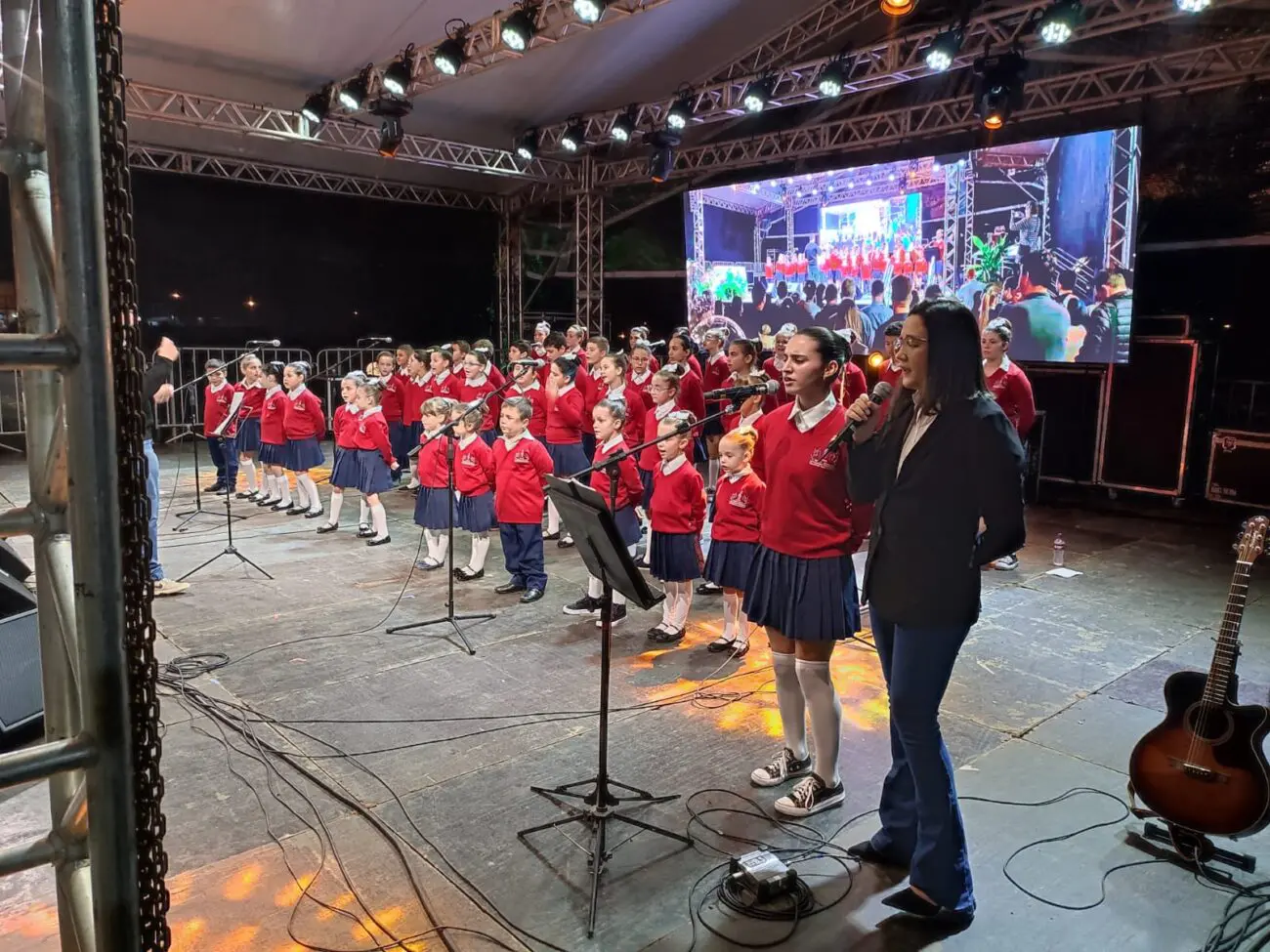 Pequenos Peregrinos encantam público da 71ª Festa de Nossa Senhora de Caravaggio