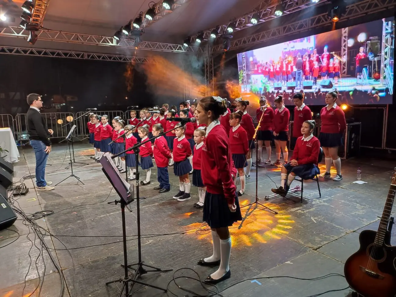 Pequenos Peregrinos encantam público da 71ª Festa de Nossa Senhora de Caravaggio