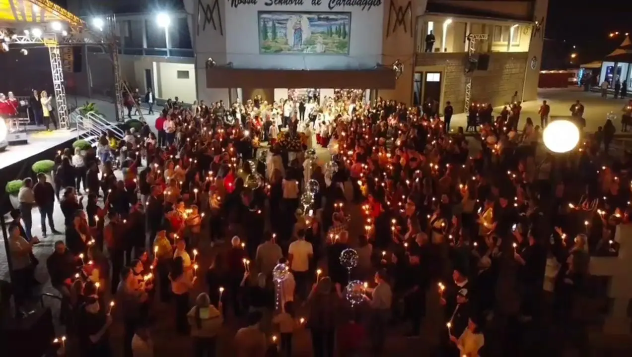 Pequenos Peregrinos encantam público da 71ª Festa de Nossa Senhora de Caravaggio