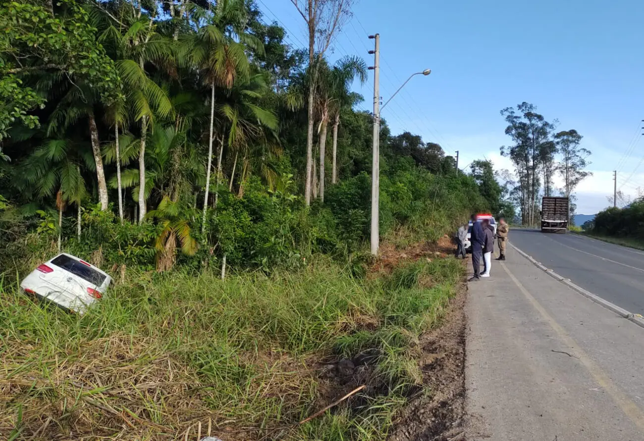 Acidente de de trânsito no bairro Picadão em Nova Veneza