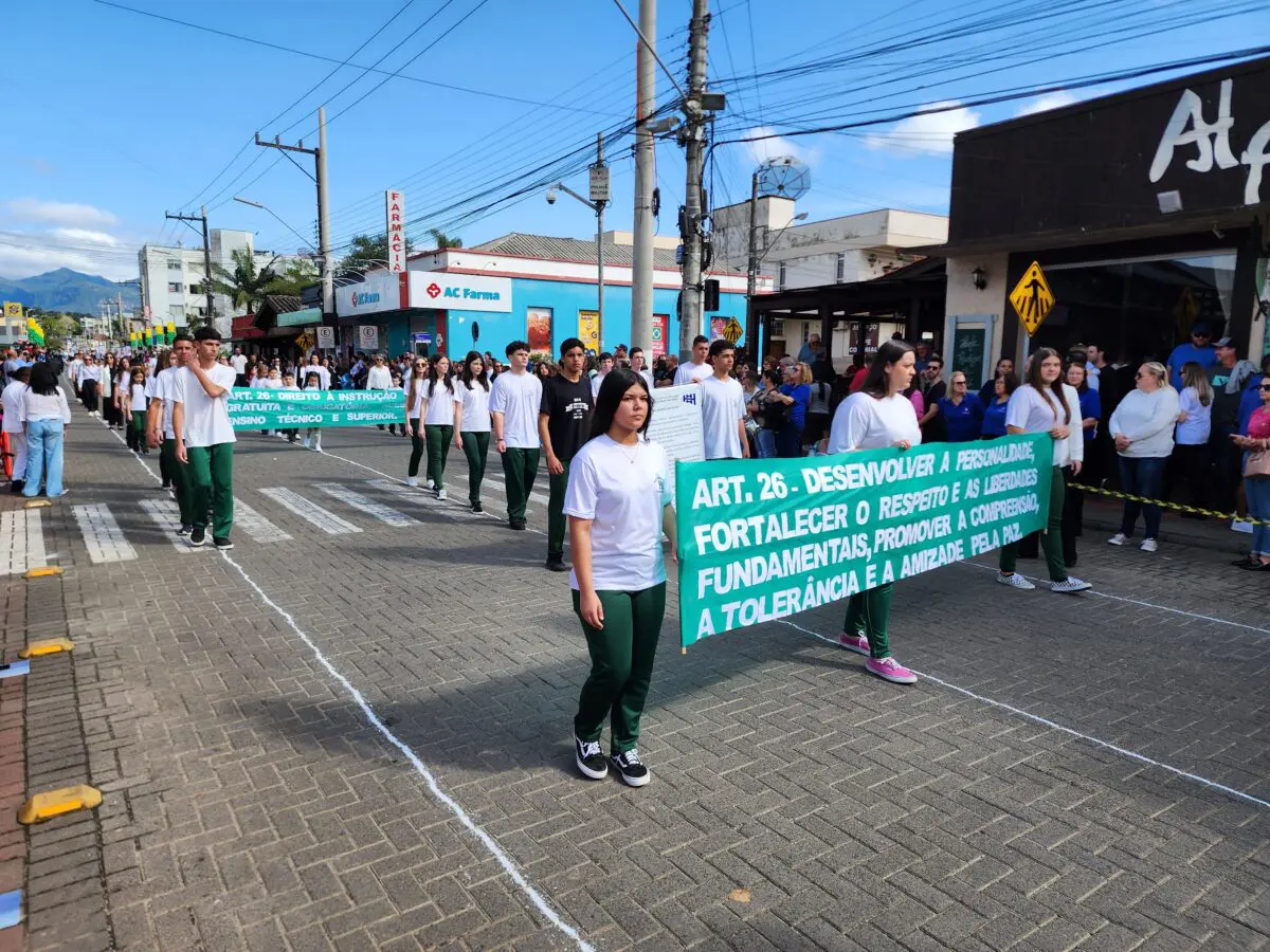 7 de Setembro: confira fotos do desfile em Nova Veneza